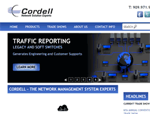 Tablet Screenshot of cordell.com